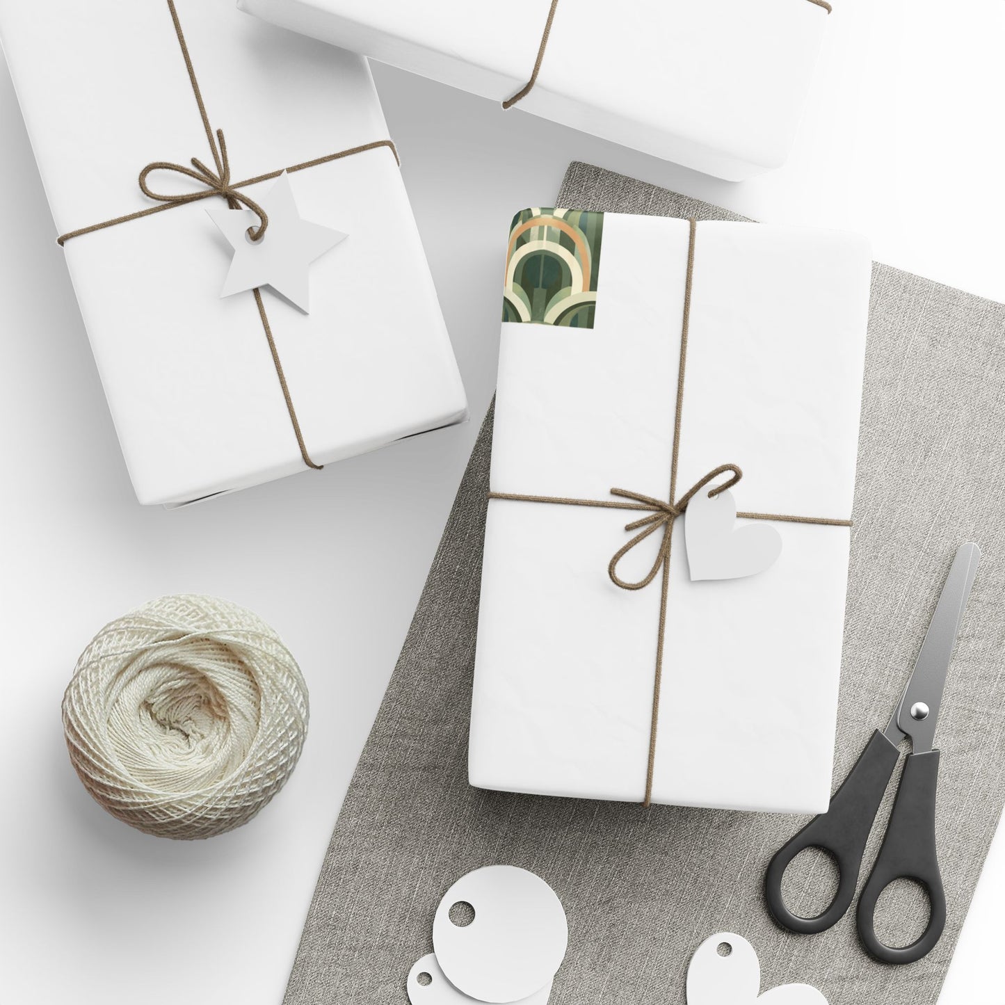 All-Season Geometric Wrapping Paper — Geometric Pattern