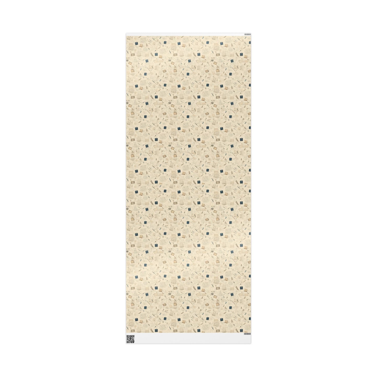 Marginalia & Notes Pattern Wrapping Paper — Page No. 001