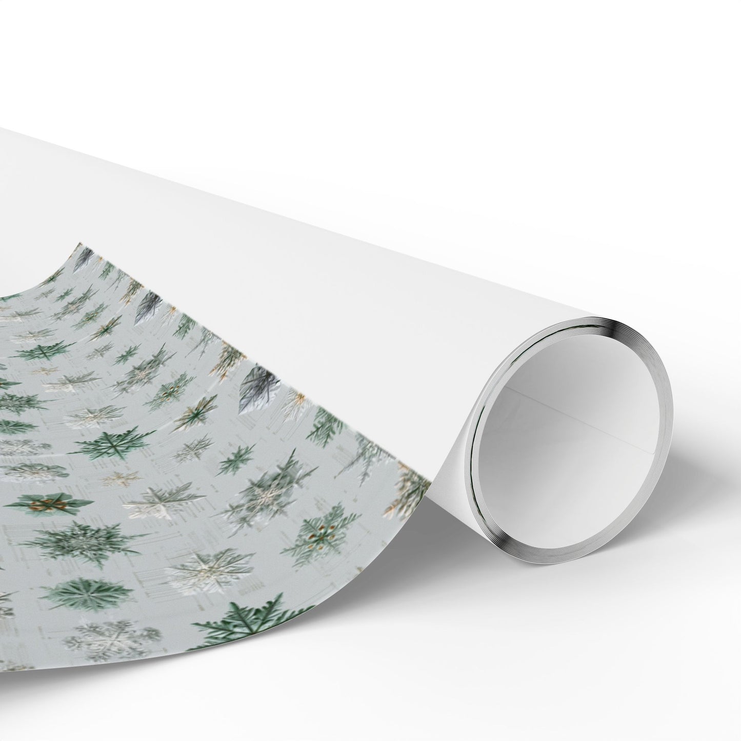 Snowflake Taxonomy Wrapping Paper | Scientific Snowflake Pattern | Winter Gift Wrap