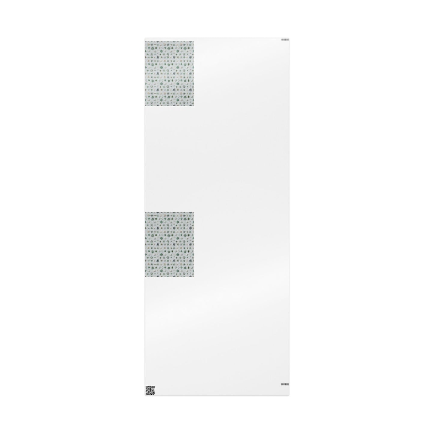 Snowflake Taxonomy Wrapping Paper | Scientific Snowflake Pattern | Winter Gift Wrap
