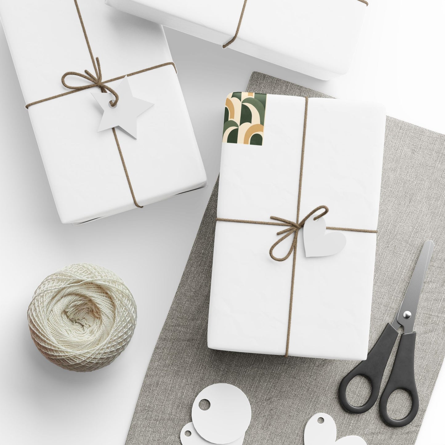 All-Season Geometric Wrapping Paper — Geometric Pattern