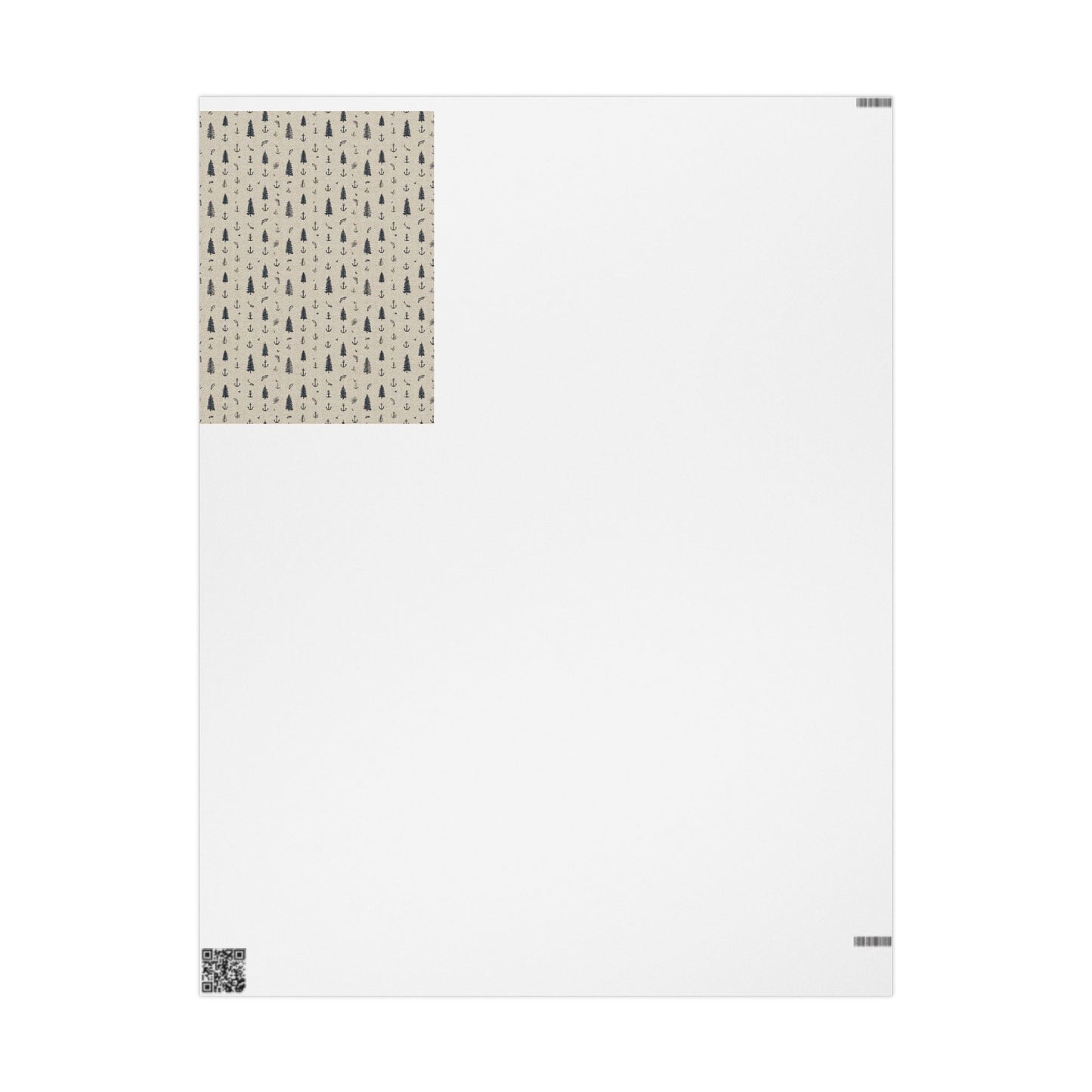 All-Season Rustic Wrapping Paper — Rustic Pattern