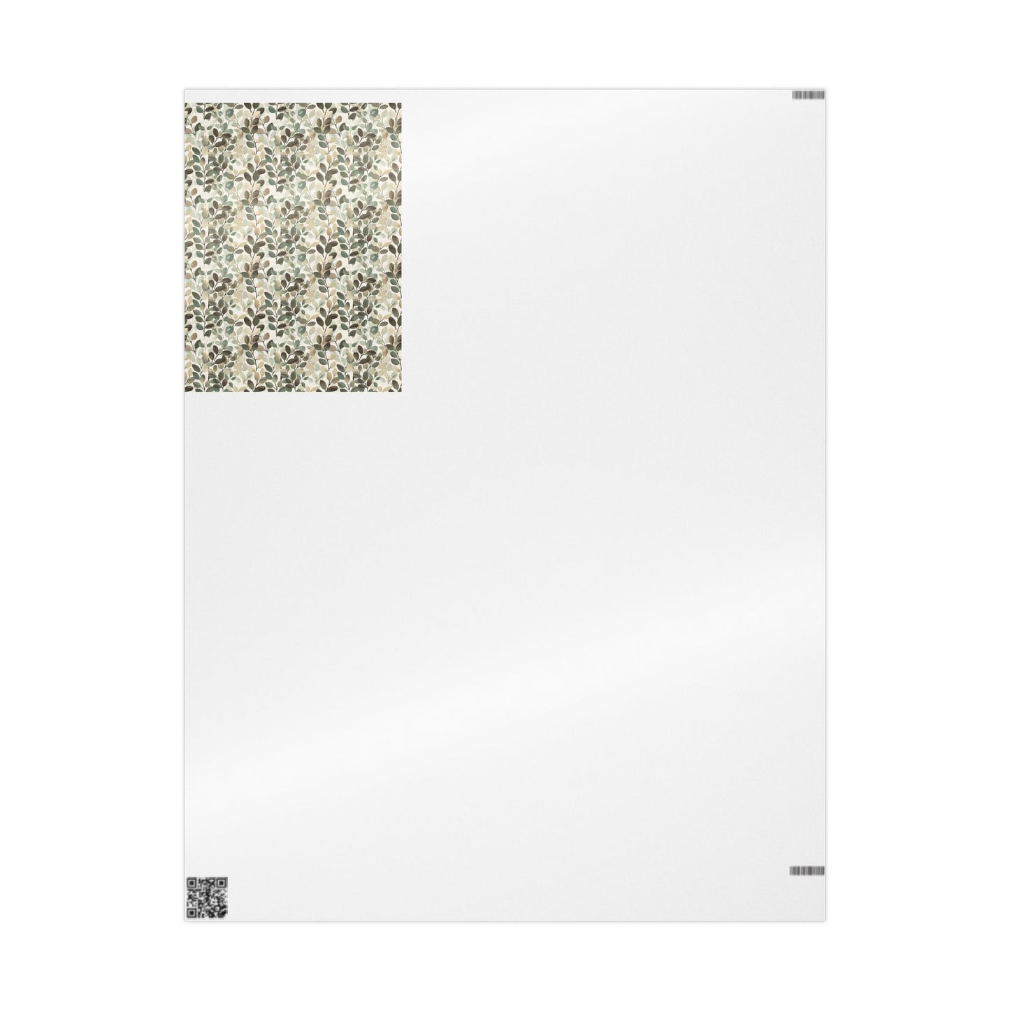All-Season Botanical Wrapping Paper — Botanical Pattern