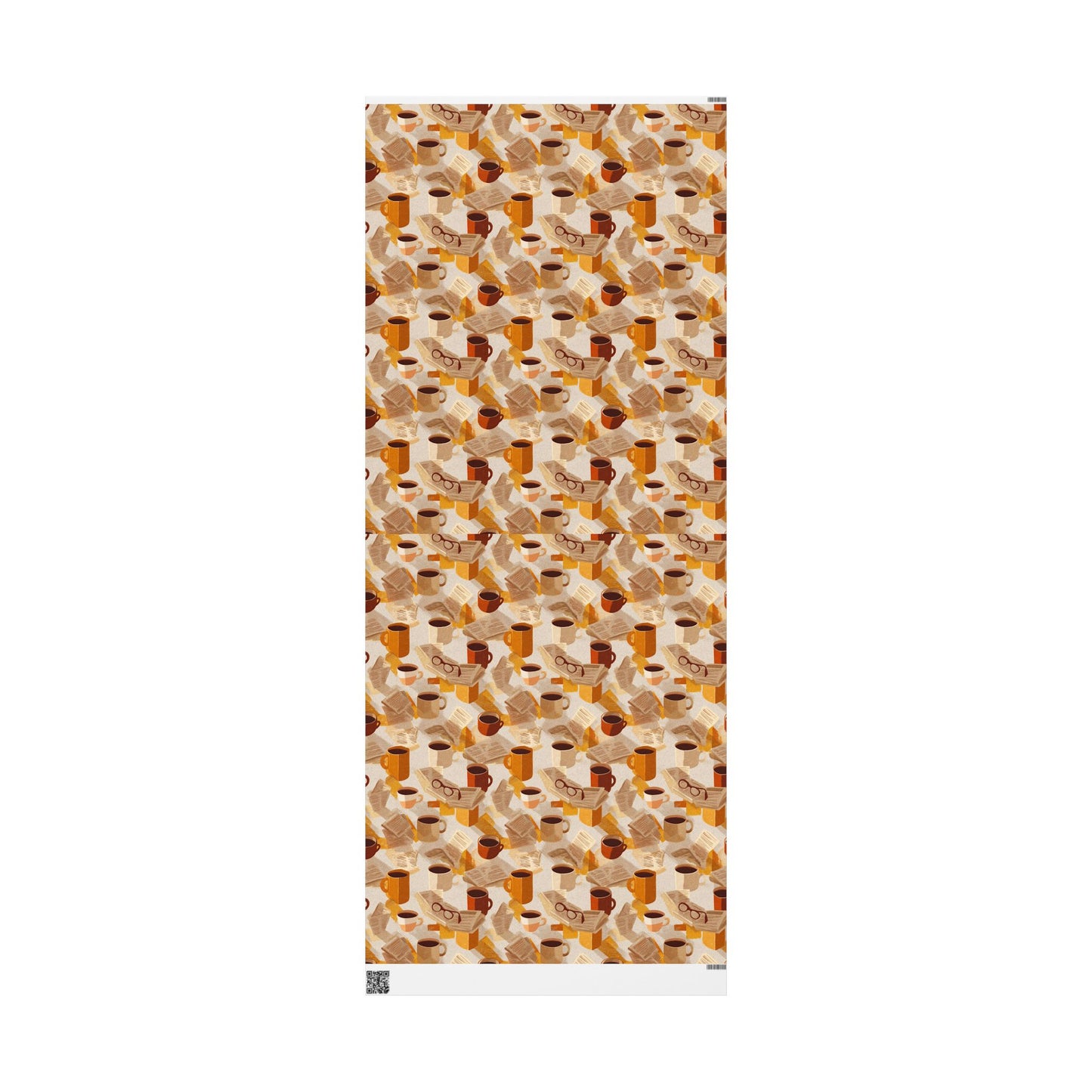 Newspaper Typography Pattern Wrapping Paper — Edition No. 004
