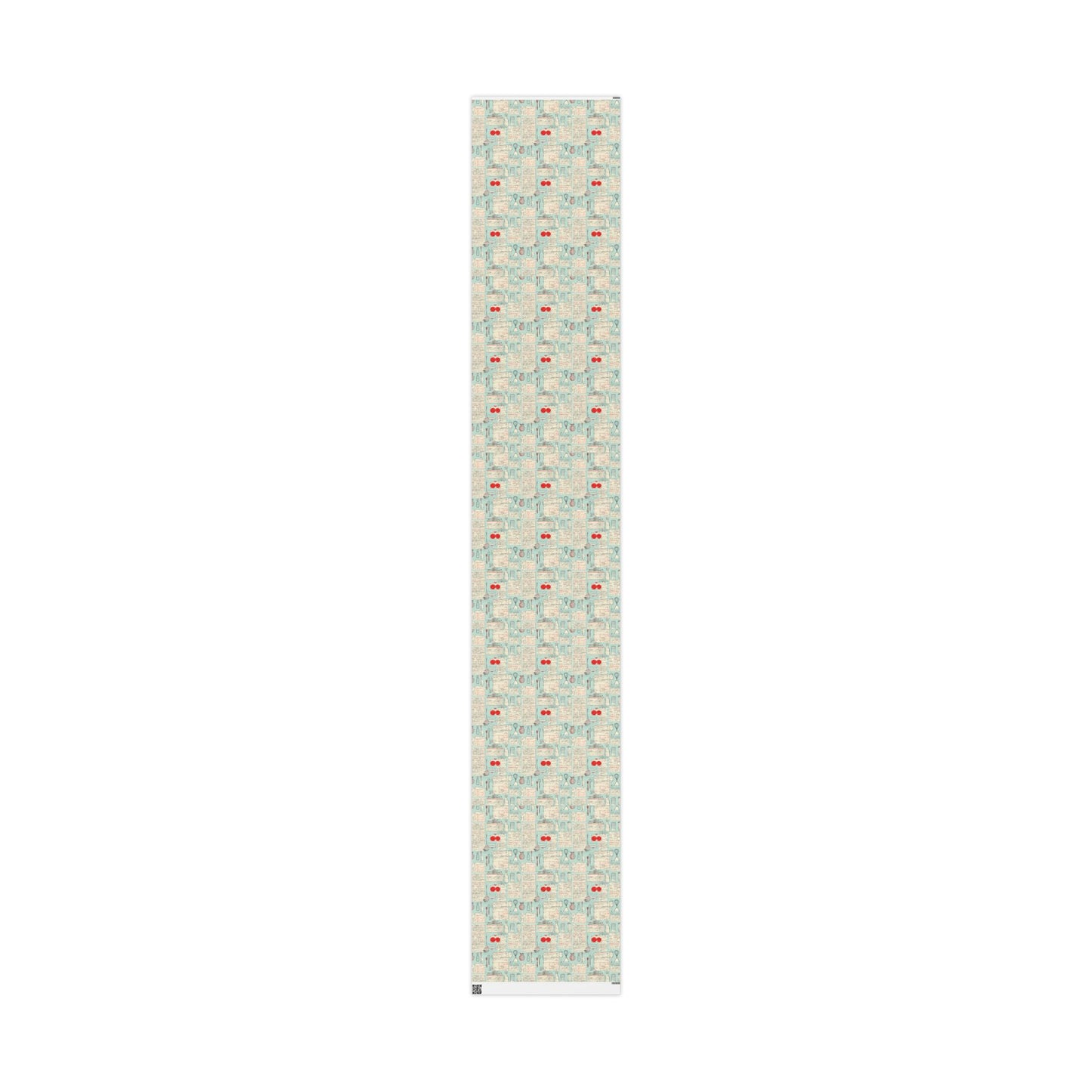 Retro Diner Pattern Wrapping Paper — Menu No. 002