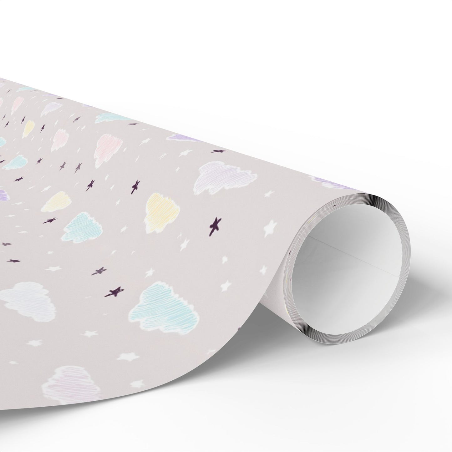 Sky & Cloud Pattern Wrapping Paper — Horizon No. 001