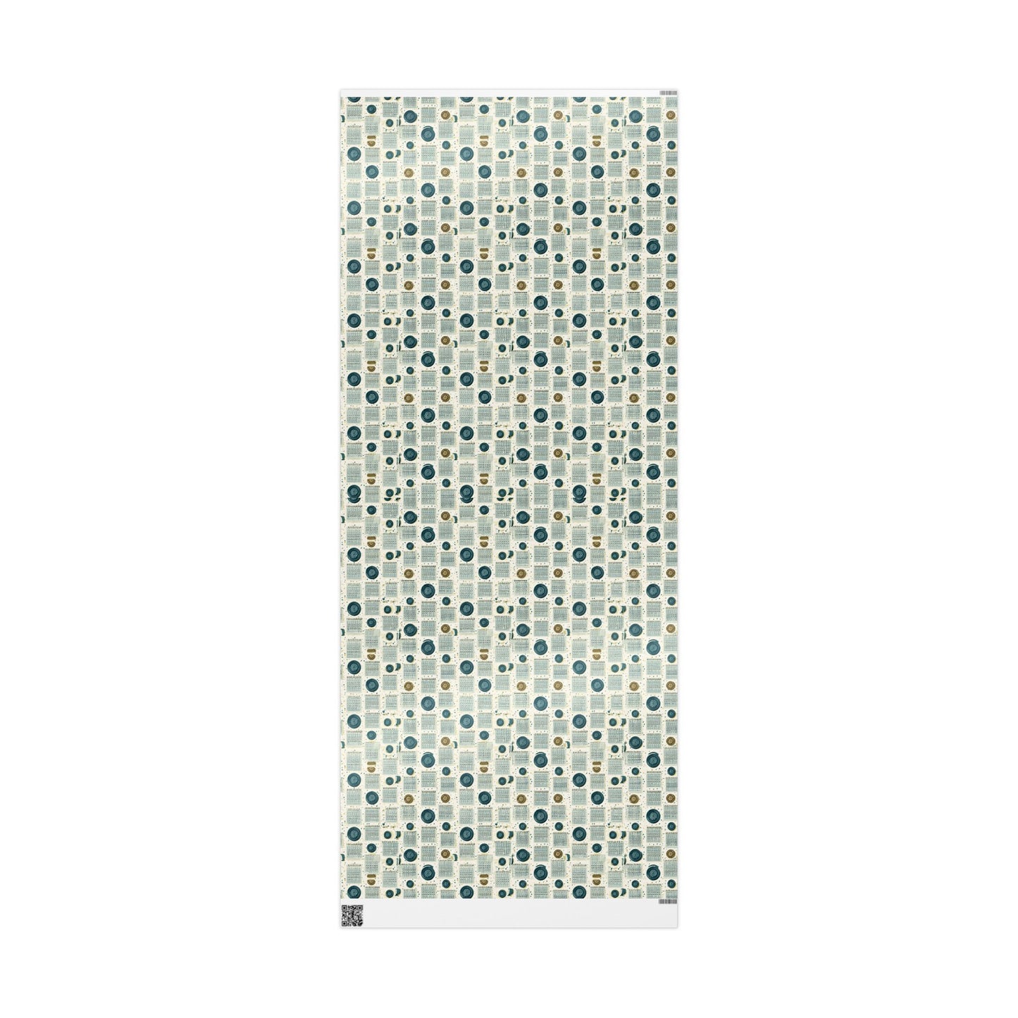 Vintage Analog Calendar Wrapping Paper