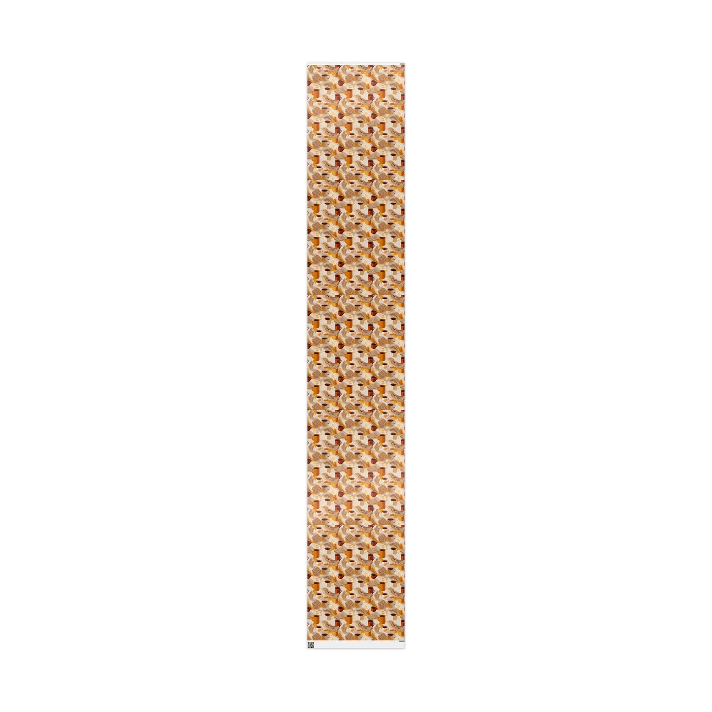 Newspaper Typography Pattern Wrapping Paper — Edition No. 004