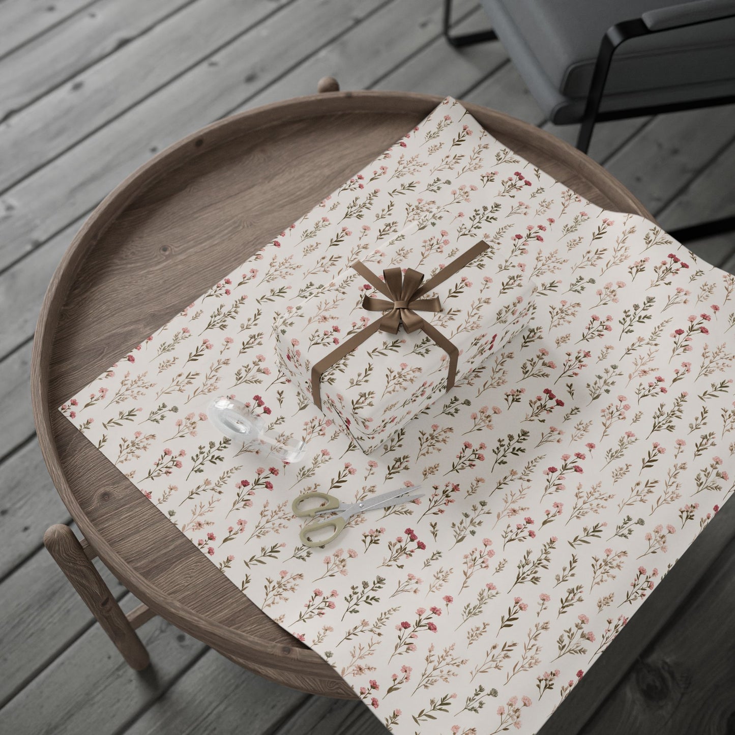 Wildflower Wrapping Paper — Hand-Drawn Spring Botanicals | Floral Gift Wrap