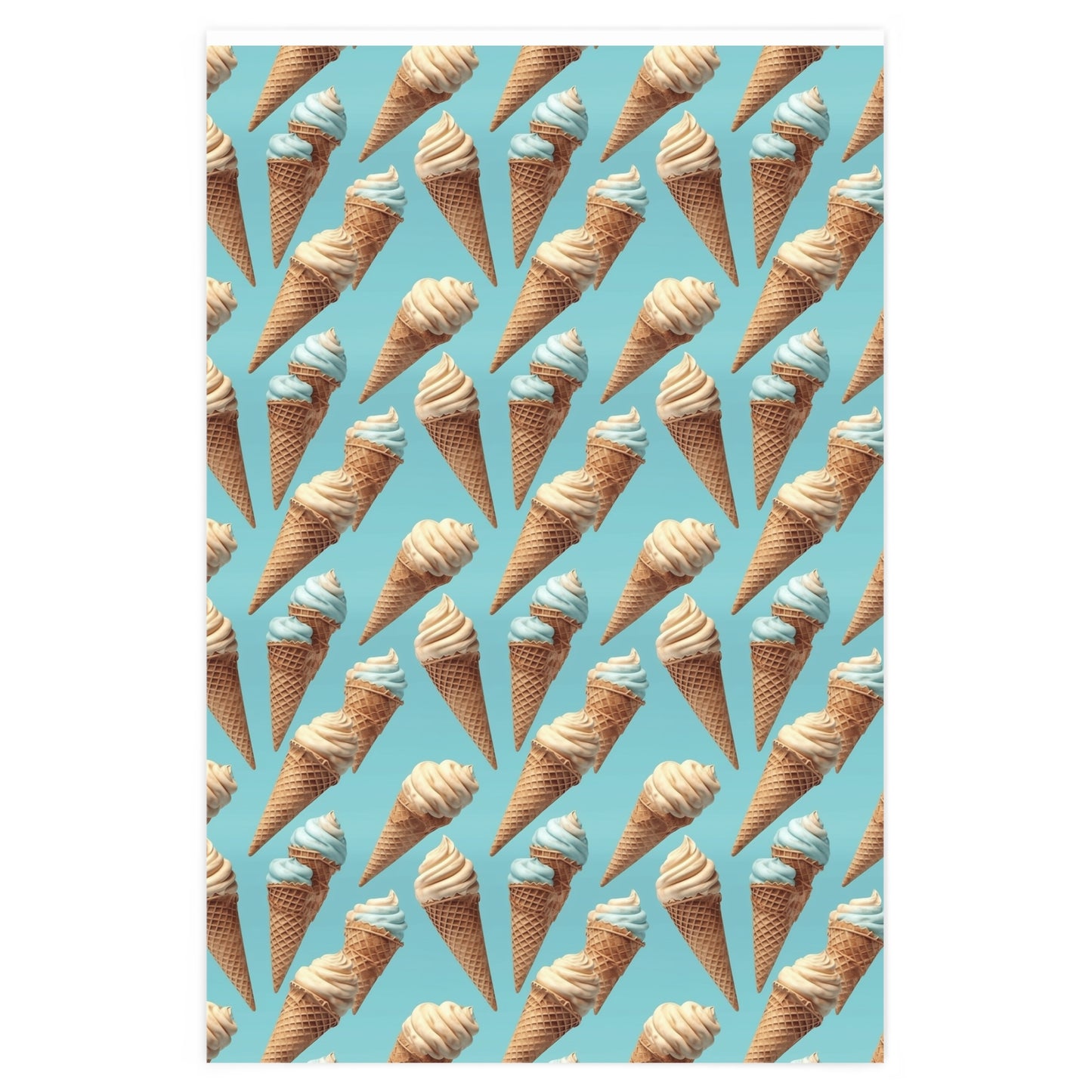 Ice Cream Cones Wrapping Paper