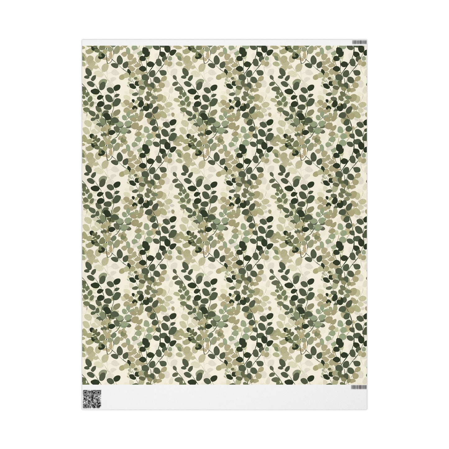 All-Season Botanical Wrapping Paper — Botanical Pattern