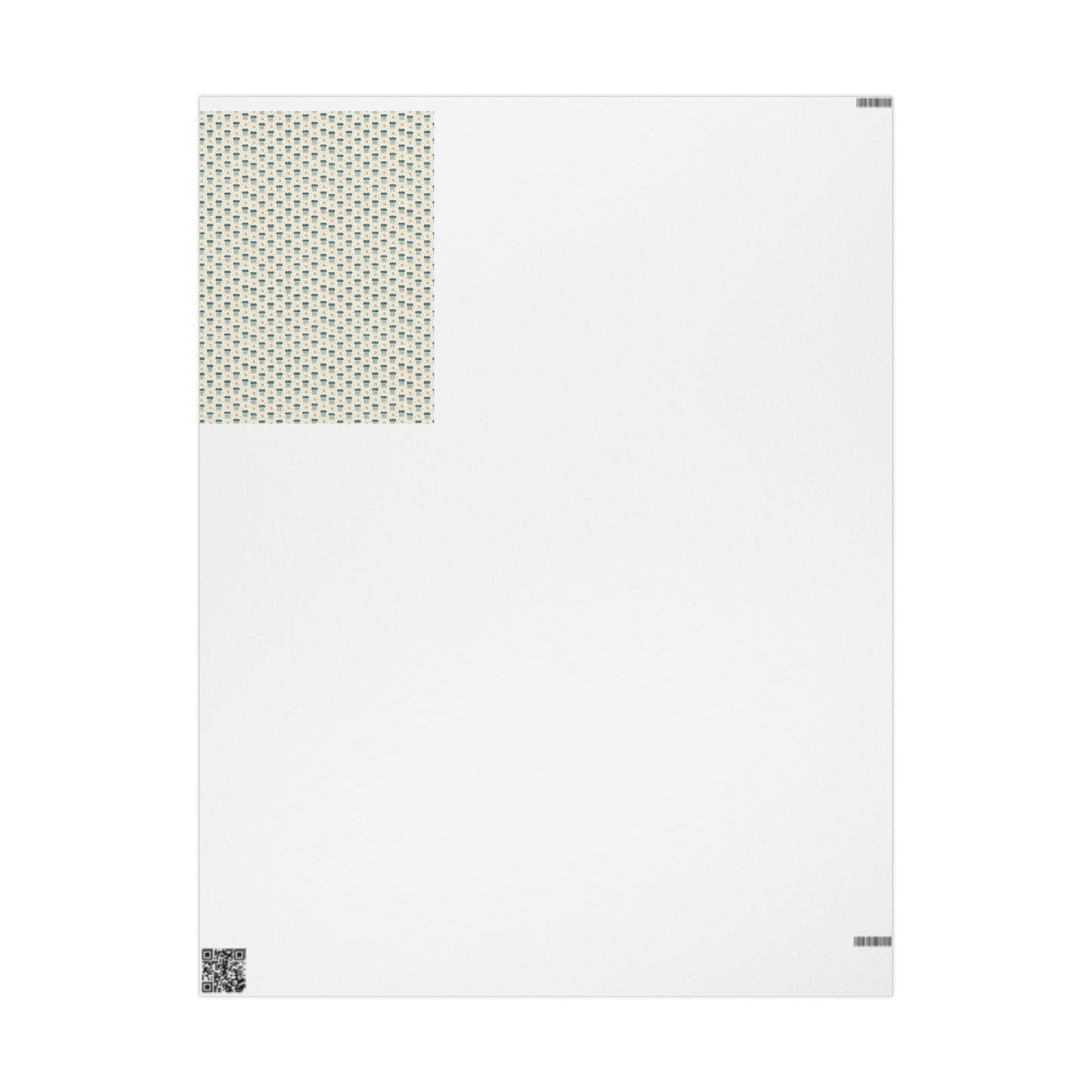 Calendar Page Wrapping Paper | Vintage Analog Calendar Motif | All-Season Gift Wrap