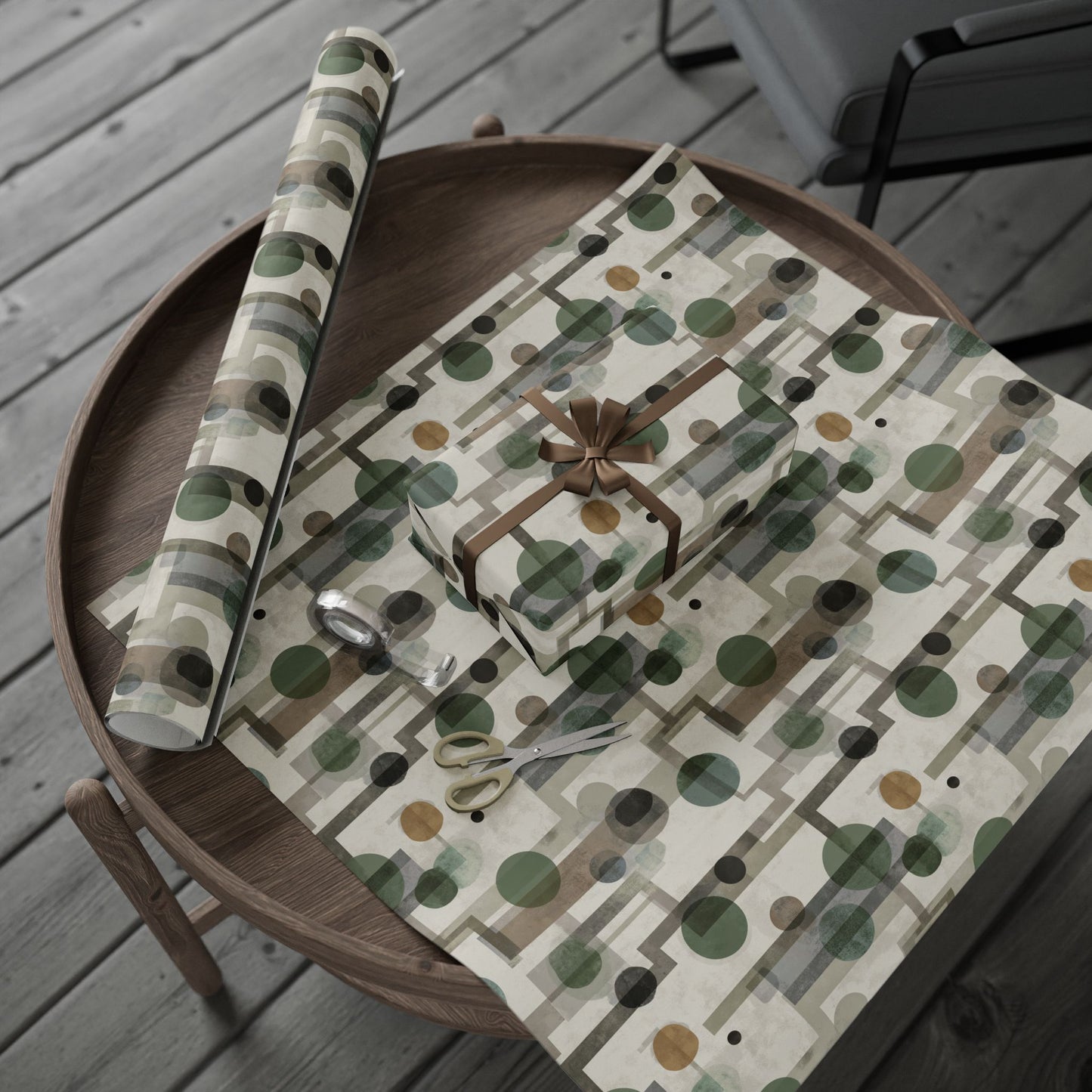 Flowchart Pattern Wrapping Paper — Process No. 002