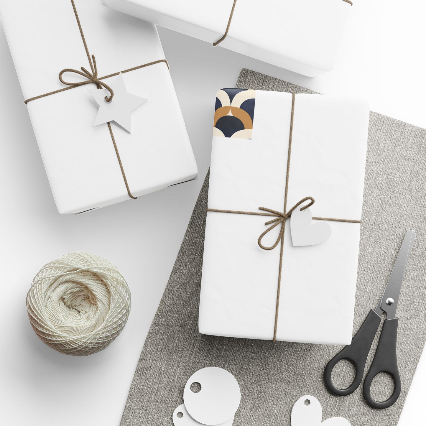 All-Season Geometric Wrapping Paper — Geometric Pattern