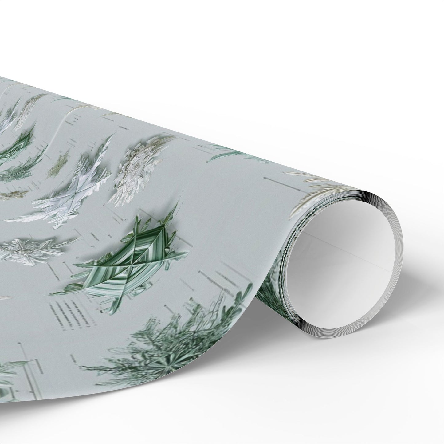 Scientific Snowflake Taxonomy Wrapping Paper