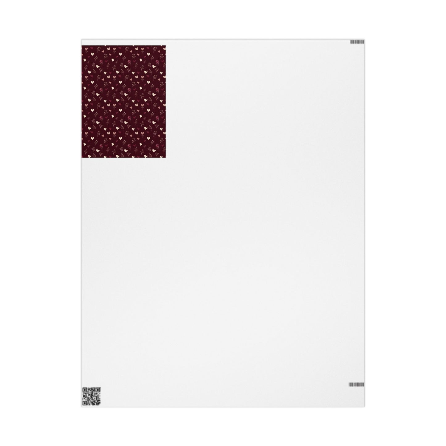 Valentine's Day Wrapping Paper — Valentine's Pattern