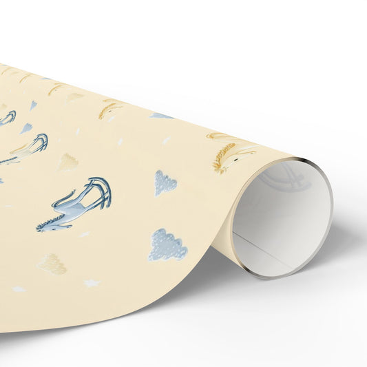 All-Season Baby Wrapping Paper — Baby-themed Pattern