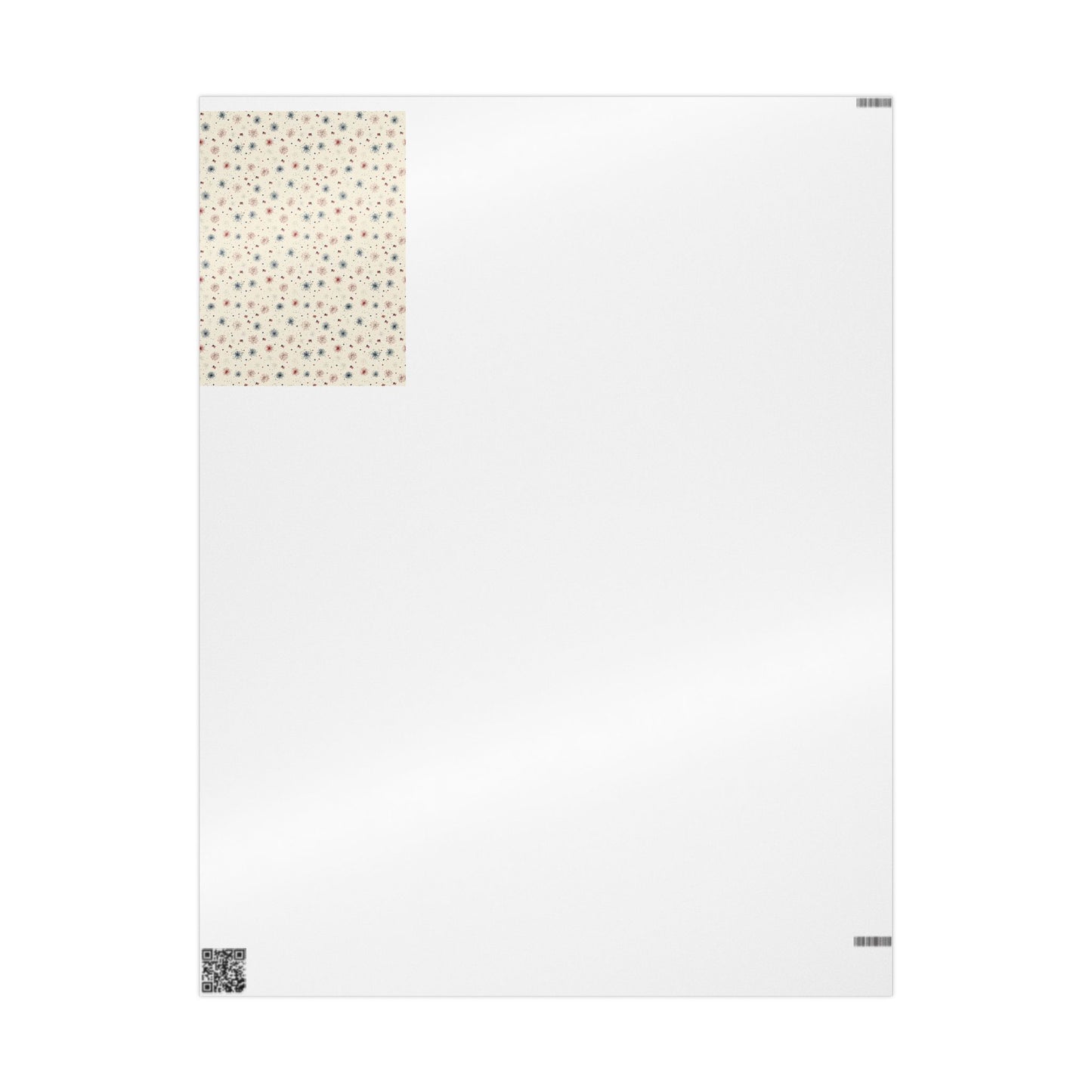 Patriotic Wrapping Paper — Red, White & Blue Pattern