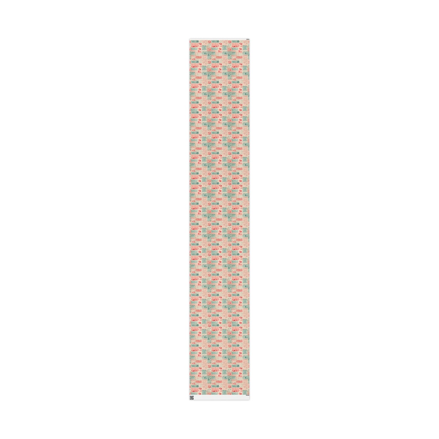 Retro Diner Pattern Wrapping Paper — Menu No. 004