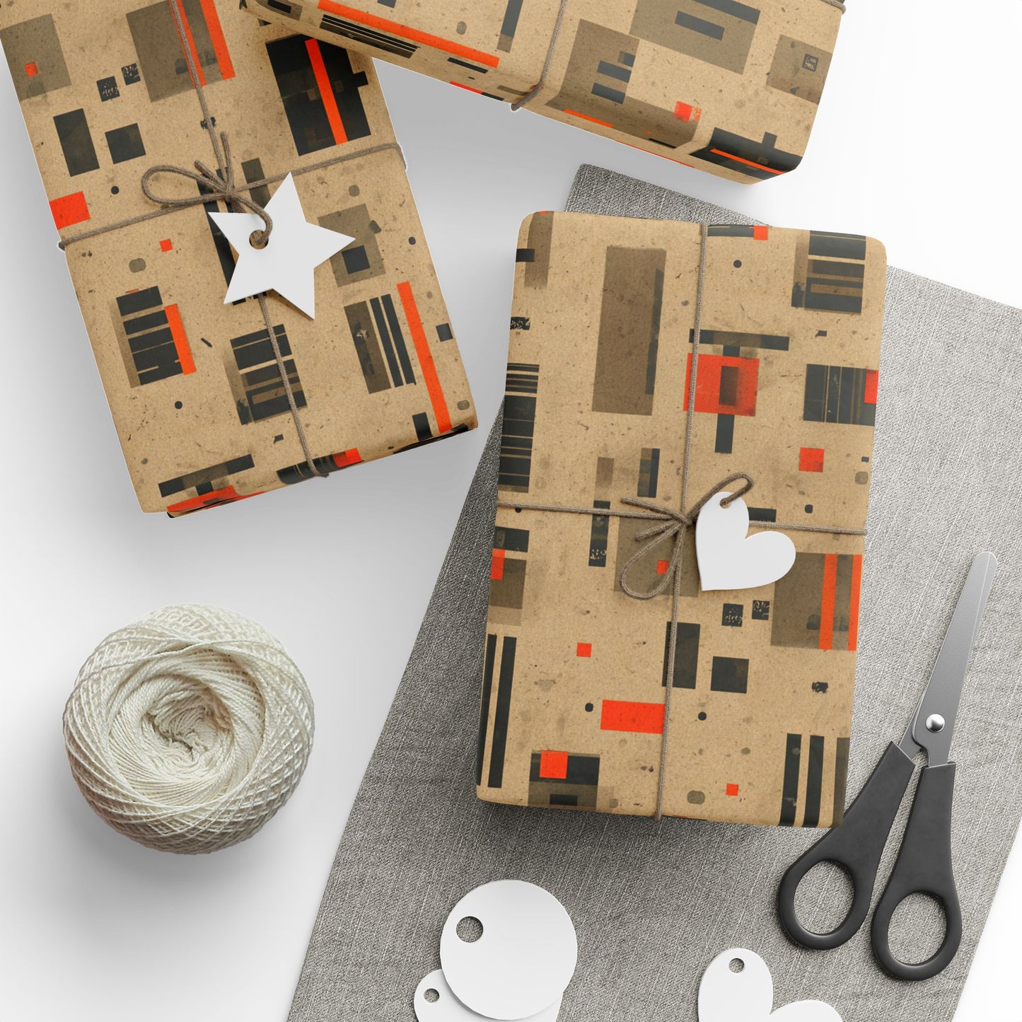 Warehouse & Industrial Pattern Wrapping Paper — Bay No. 004