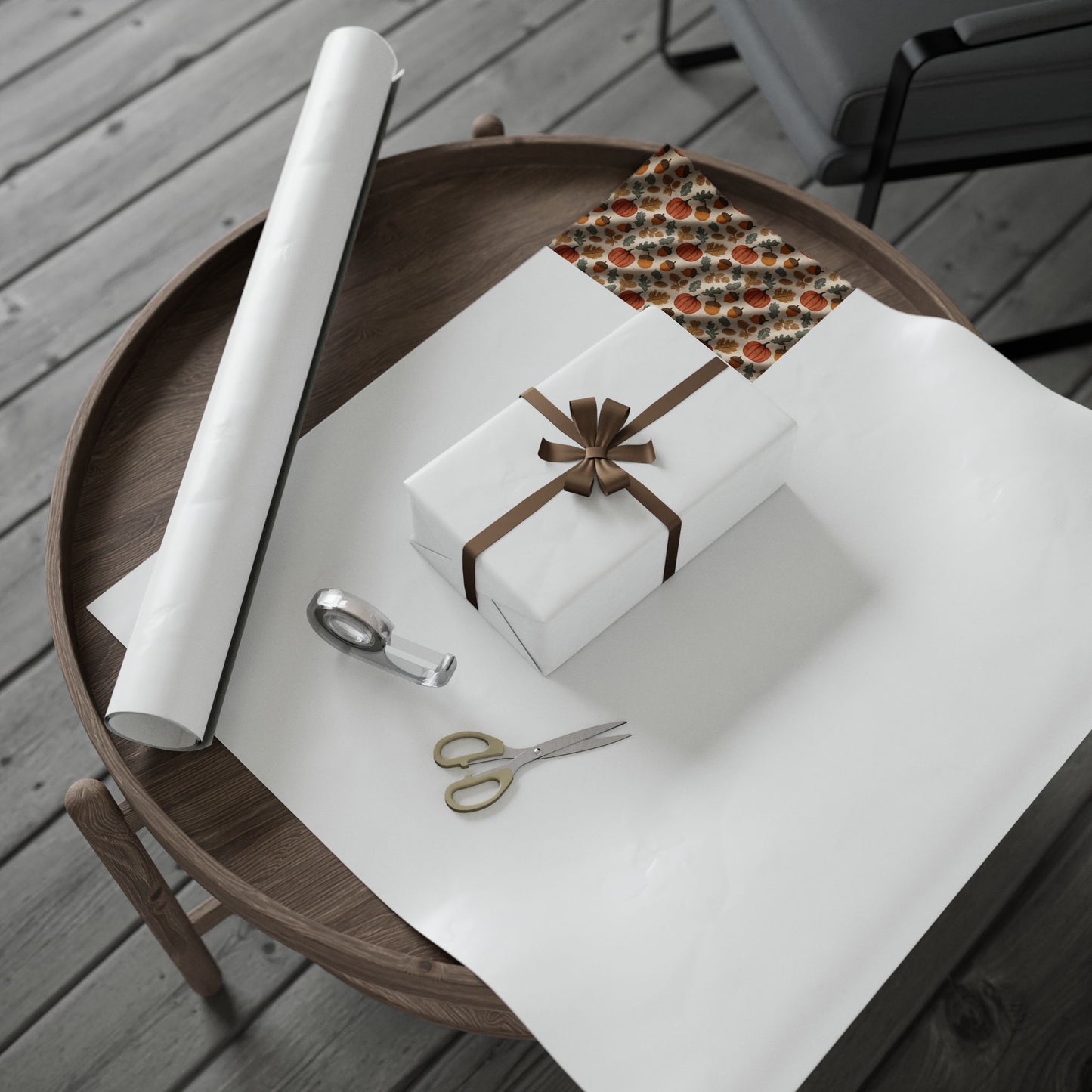 Fall Botanical Wrapping Paper — Botanical Pattern