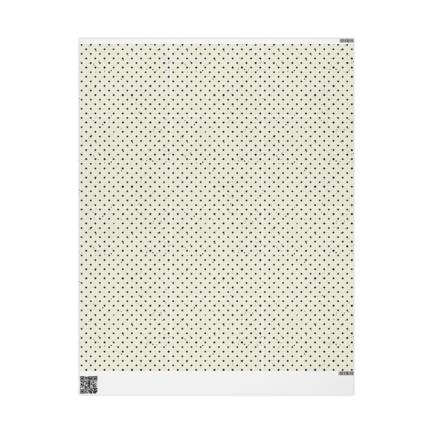 Minimalist Star Grid Wrapping Paper