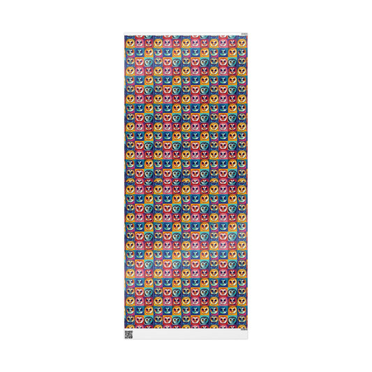 60's Owls Wrapping Paper