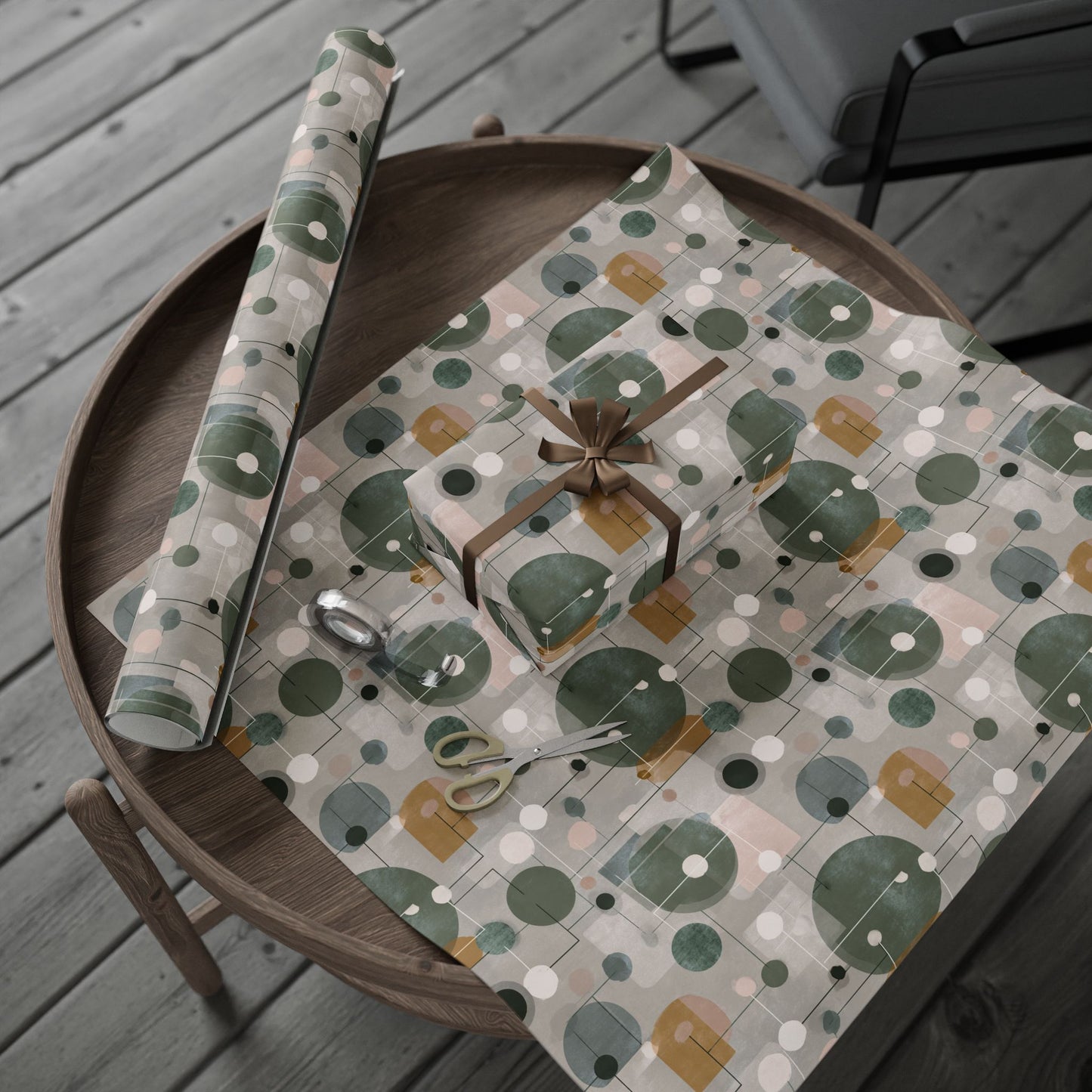 Flowchart Pattern Wrapping Paper — Process No. 003