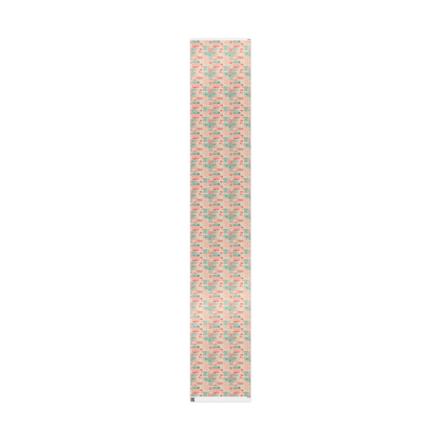 Retro Diner Pattern Wrapping Paper — Menu No. 004