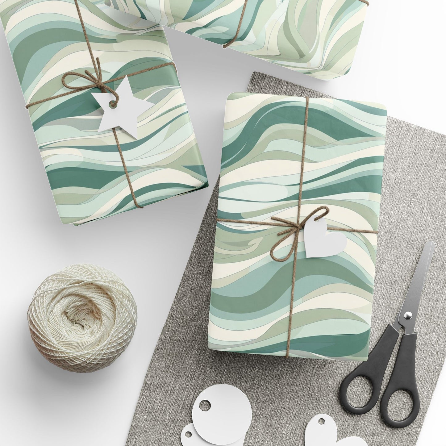 Summer Organic Wrapping Paper — Organic Pattern
