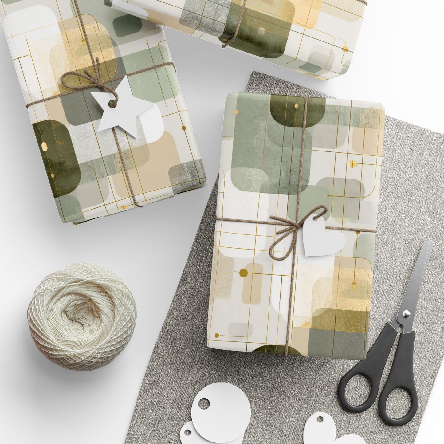 Flowchart Pattern Wrapping Paper — Process No. 004