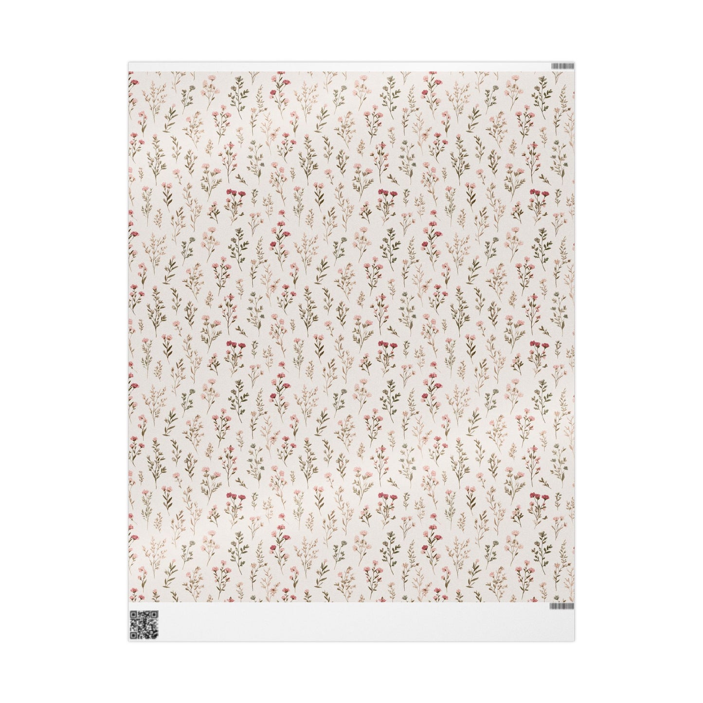 Wildflower Wrapping Paper — Hand-Drawn Spring Botanicals | Floral Gift Wrap