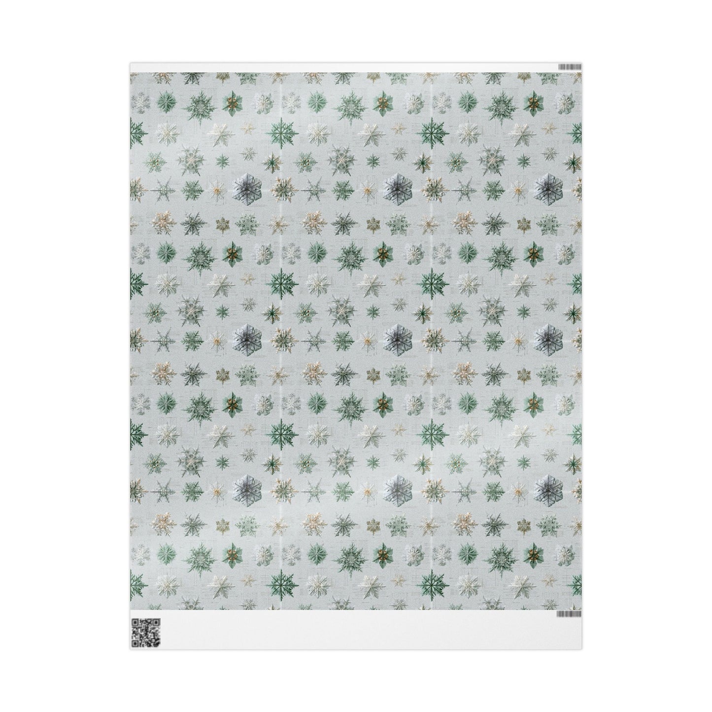 Scientific Snowflake Taxonomy Wrapping Paper
