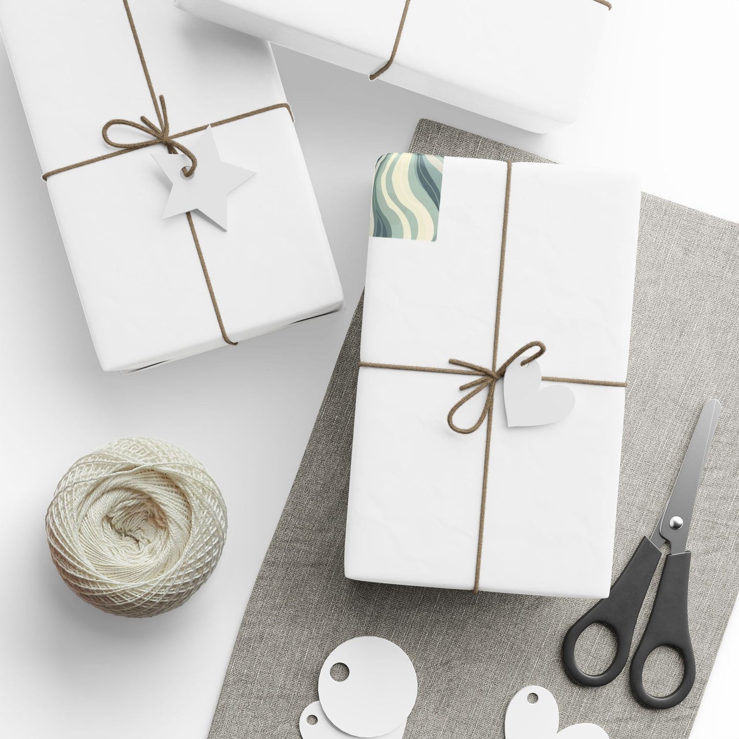 Summer Organic Wrapping Paper — Organic Pattern