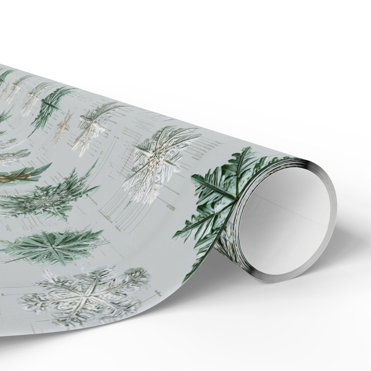 Scientific Snowflake Taxonomy Wrapping Paper