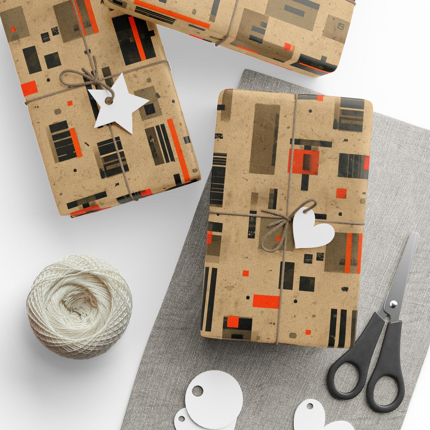 Warehouse & Industrial Pattern Wrapping Paper — Bay No. 004