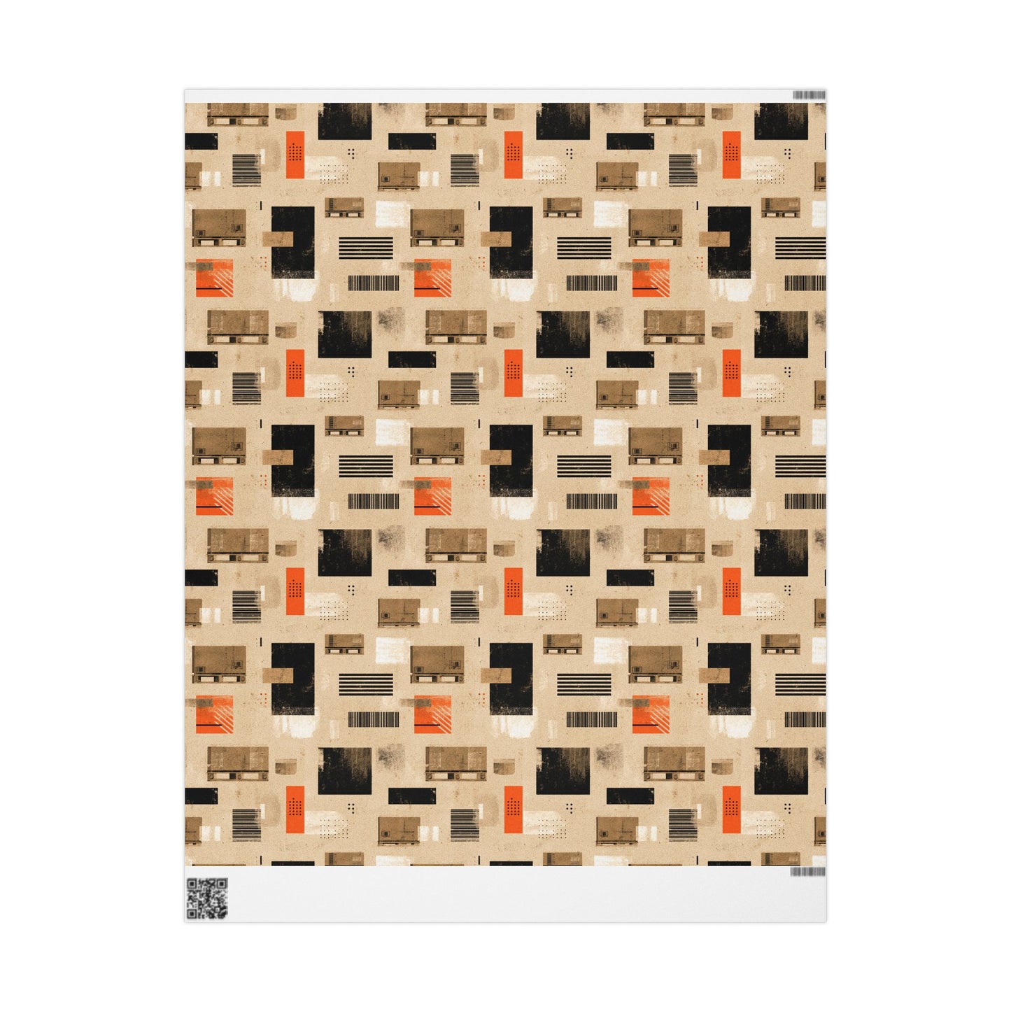 Warehouse & Industrial Pattern Wrapping Paper — Bay No. 002