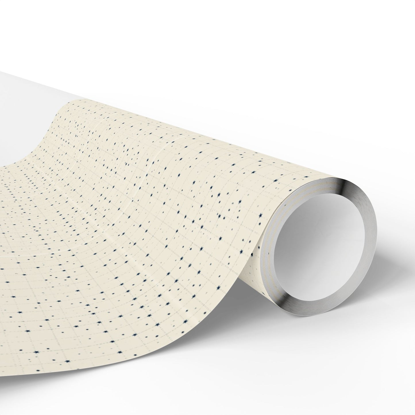 Star Grid Wrapping Paper | Minimalist Five-Pointed Star Pattern | All-Season Gift Wrap