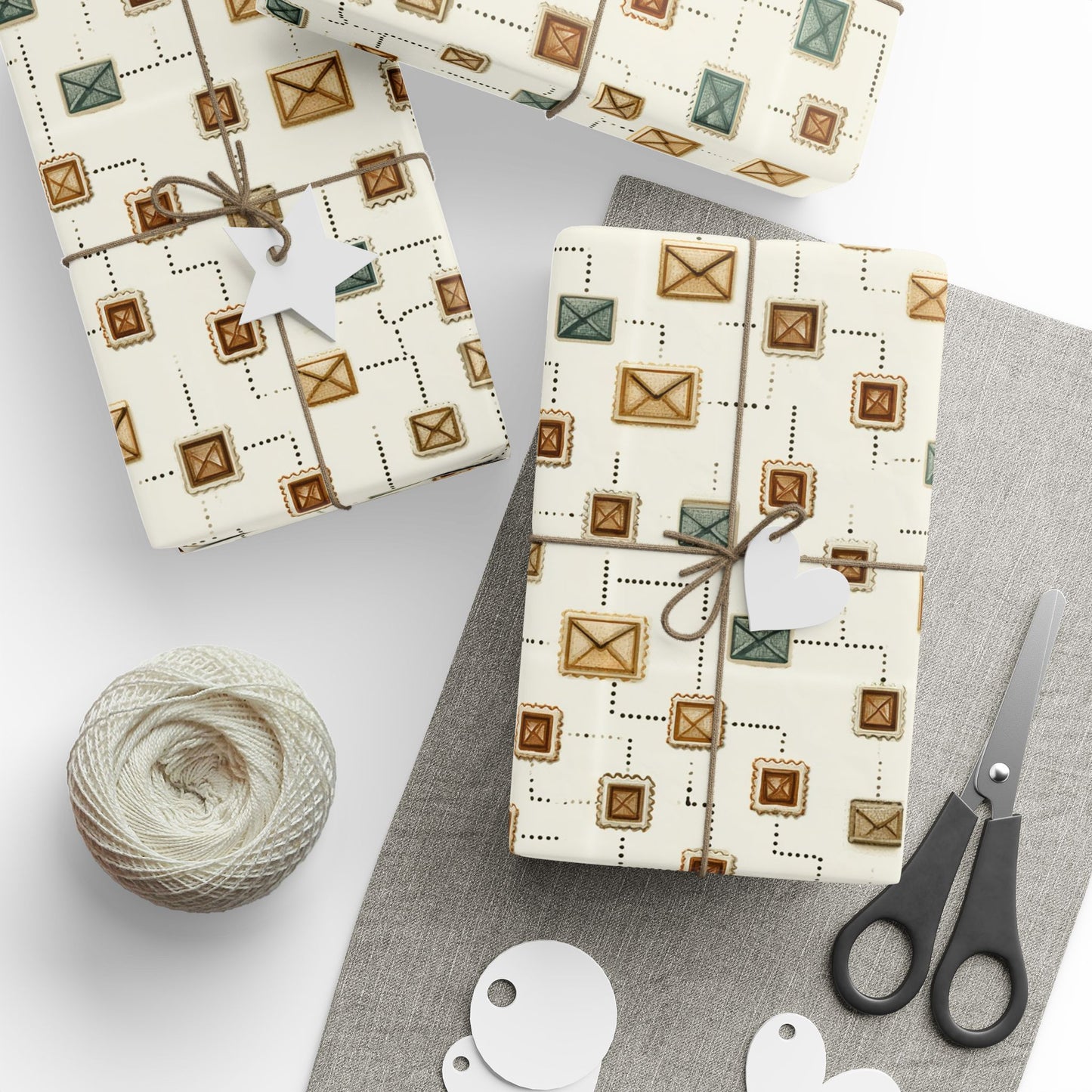 Vintage Postal System Wrapping Paper