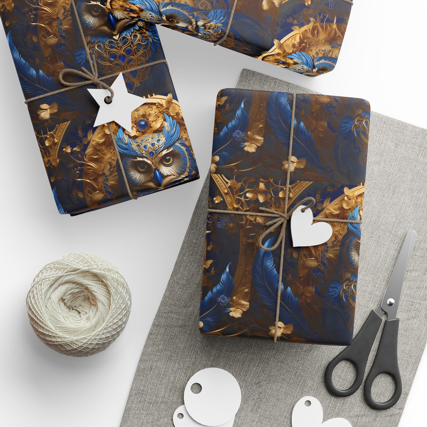 Owl King Wrapping Paper