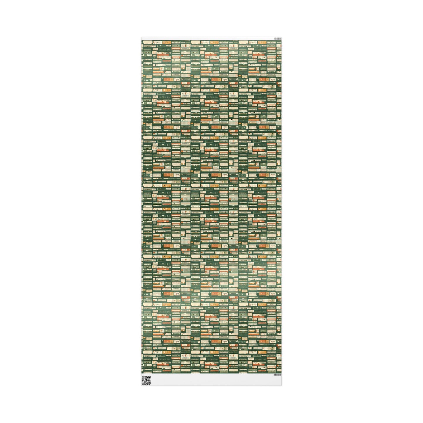Library & Books Pattern Wrapping Paper — Collection No. 001