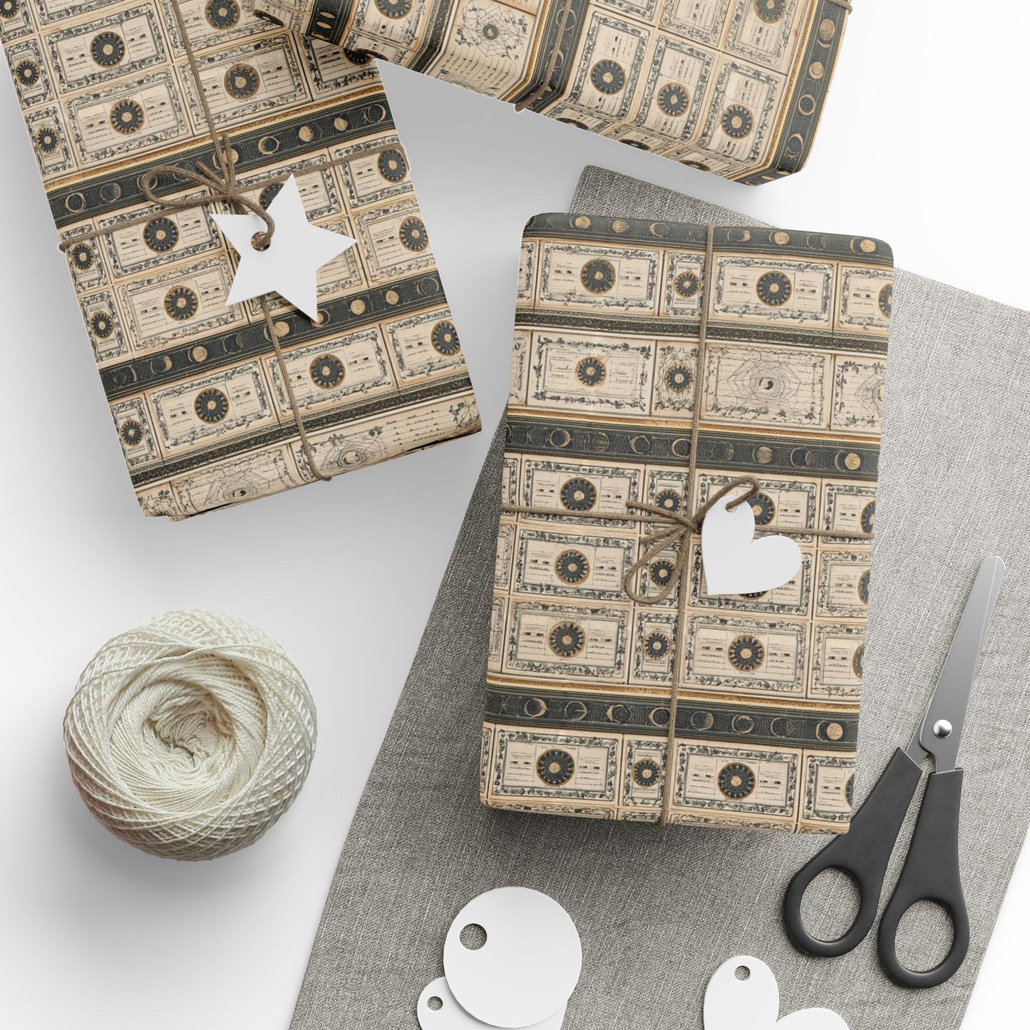 Natural History Specimen Label Wrapping Paper