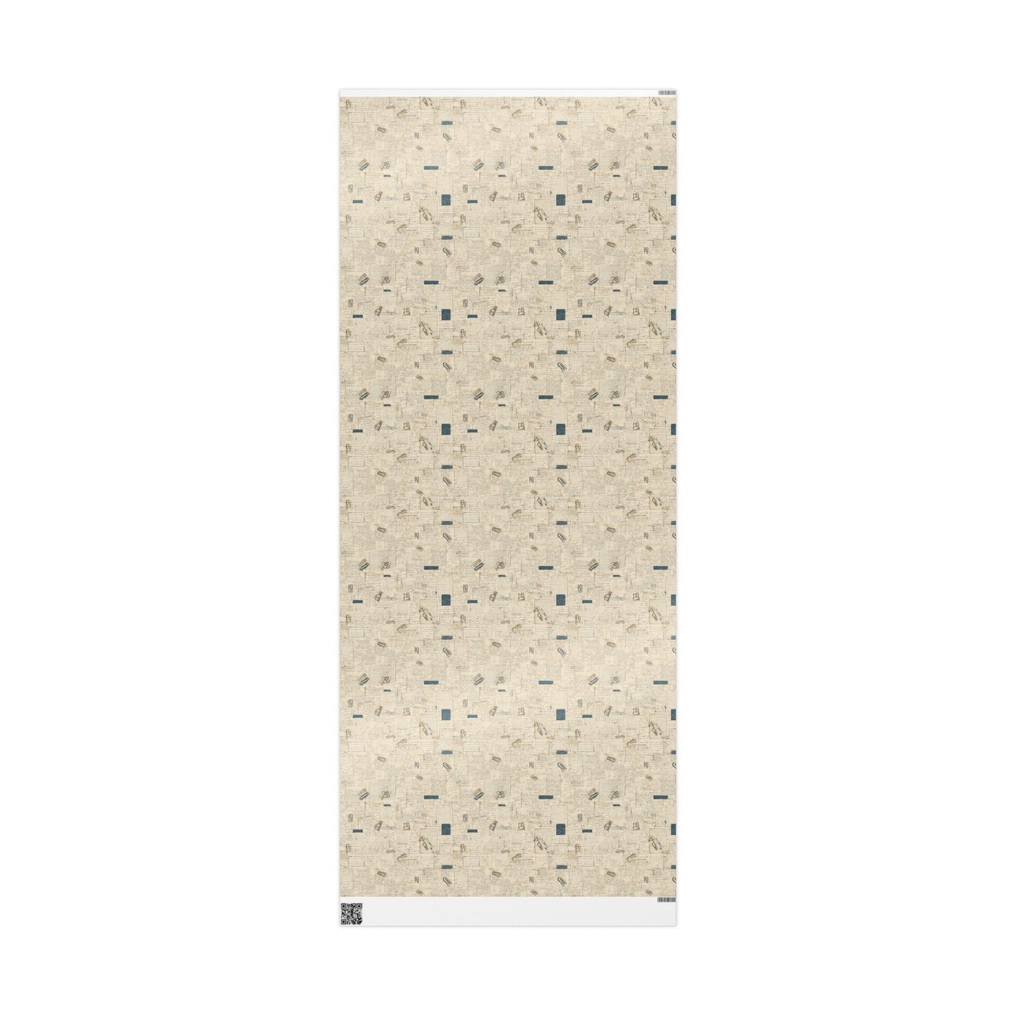 Marginalia & Notes Pattern Wrapping Paper — Page No. 003