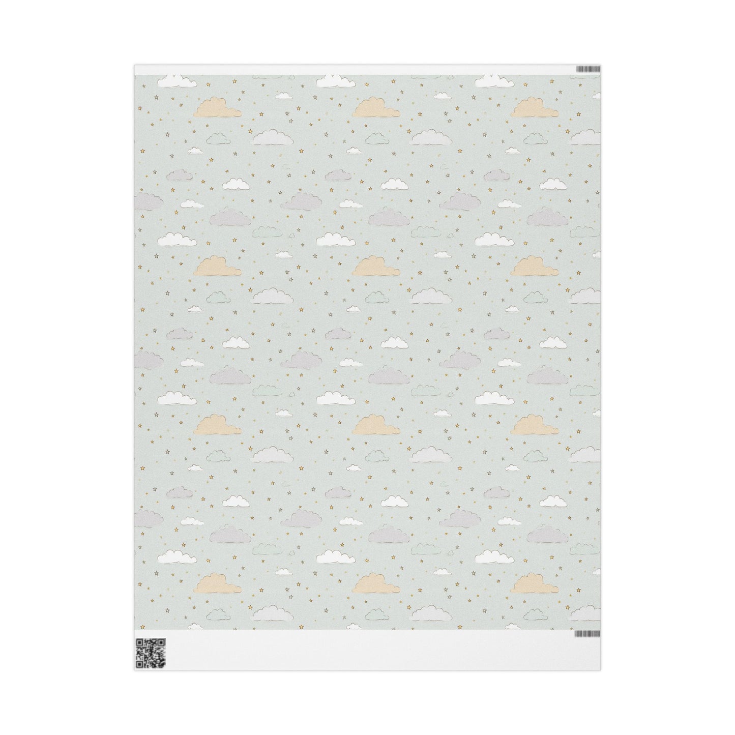 Sky & Cloud Pattern Wrapping Paper — Horizon No. 002
