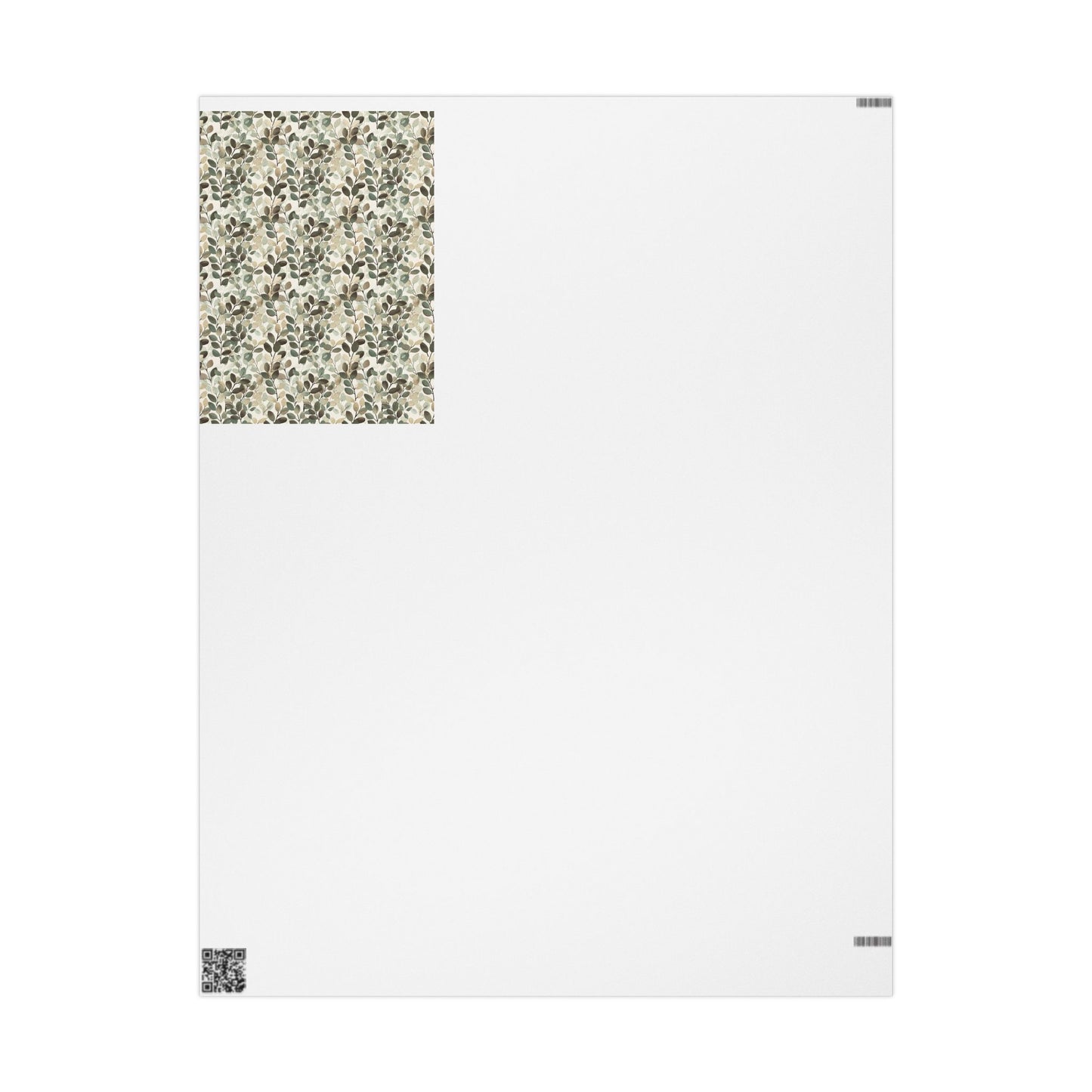 All-Season Botanical Wrapping Paper — Botanical Pattern