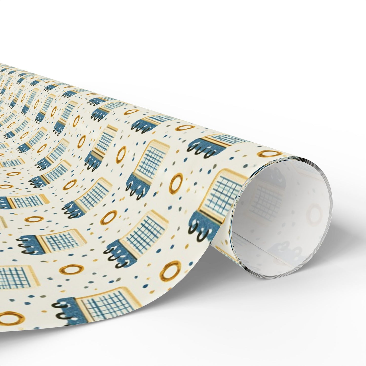 Vintage Analog Calendar Wrapping Paper