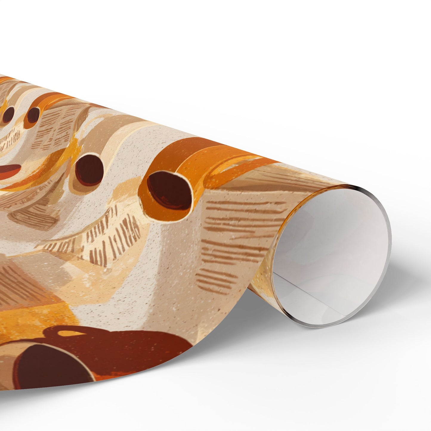 Newspaper Typography Pattern Wrapping Paper — Edition No. 004