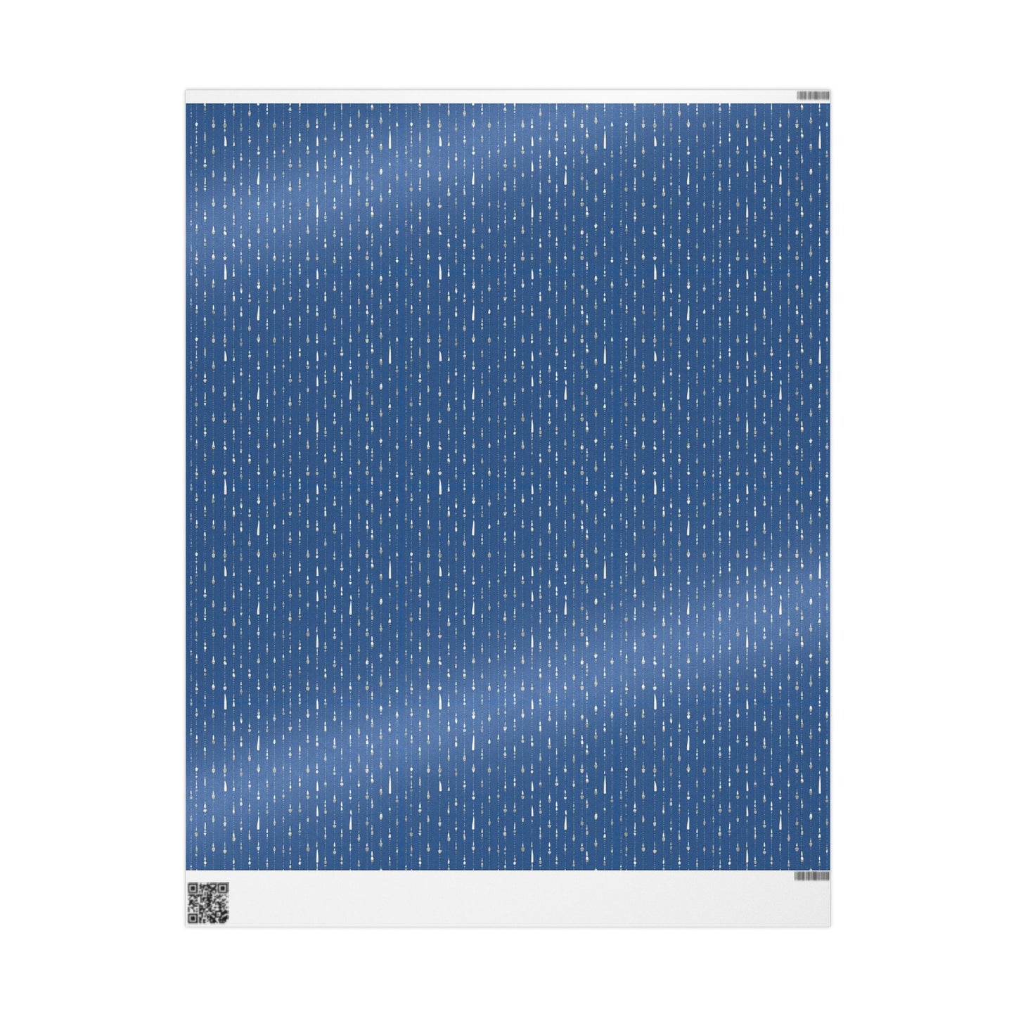 Hanukkah Beaded Strands Wrapping Paper