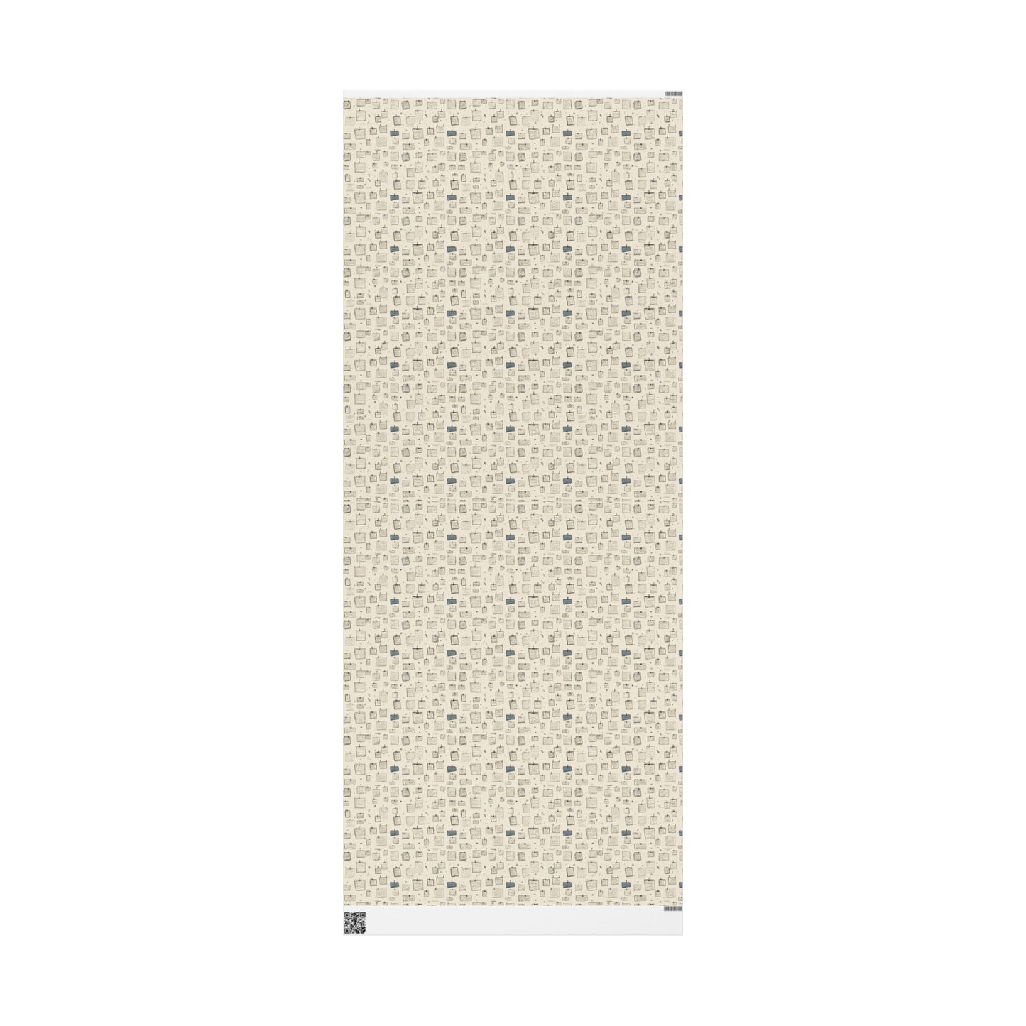 Marginalia & Notes Pattern Wrapping Paper — Page No. 004