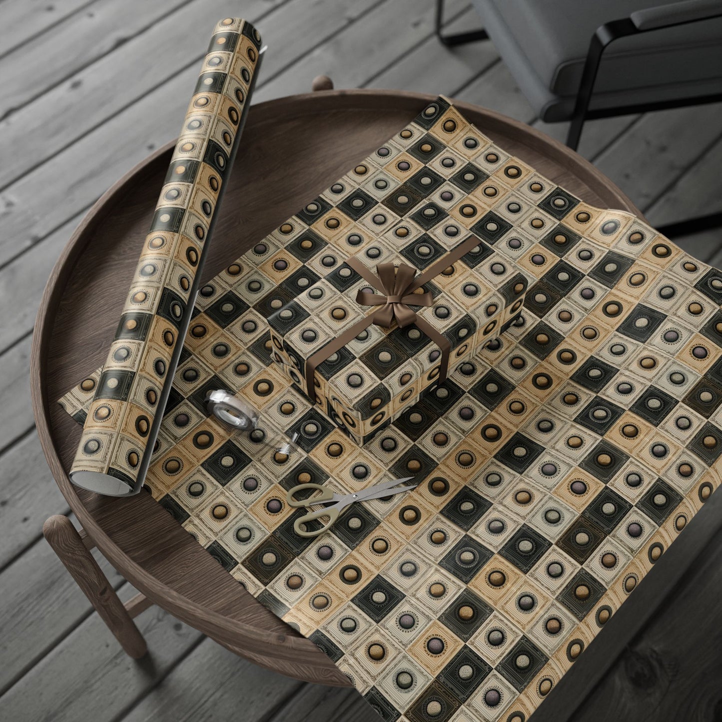 Natural History Specimen Label Wrapping Paper